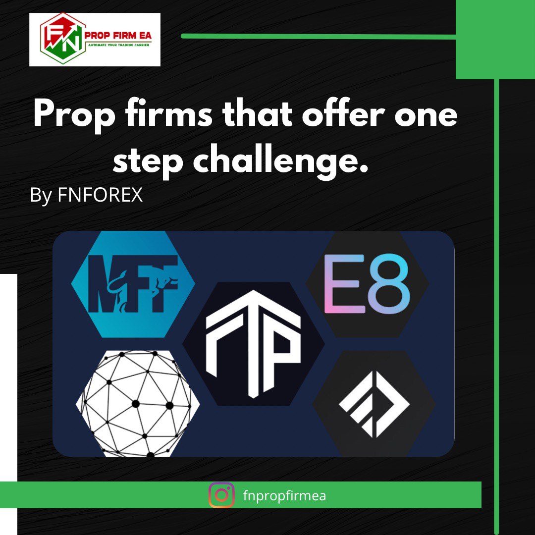 Proprietary Trading Firms Offering One-Step Challenges