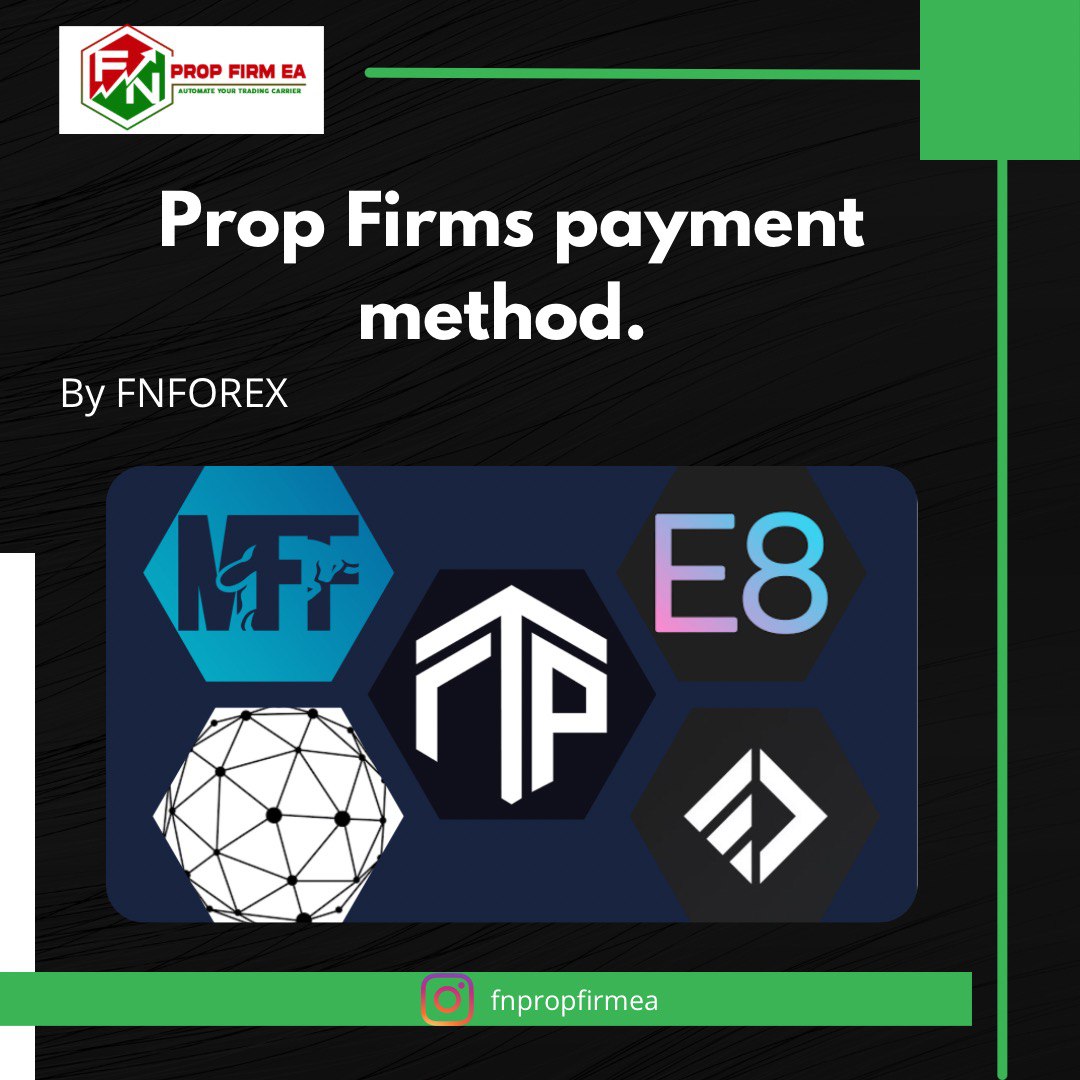 proprietary trading firms that offer various payment methods